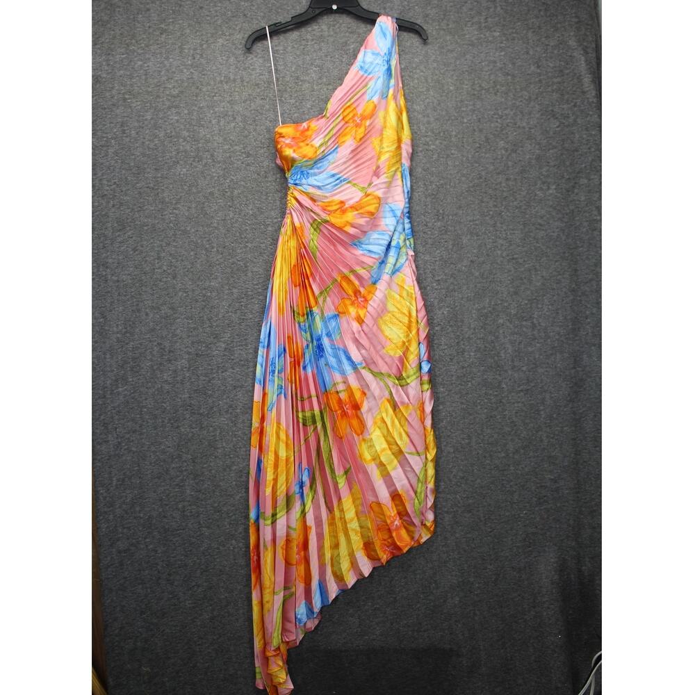 Vici Multicolor One-Shoulder Modern Day Glam Dress